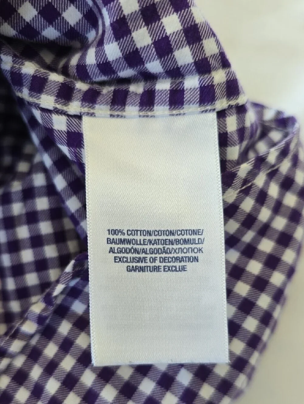 Ralph Lauren classic gingham